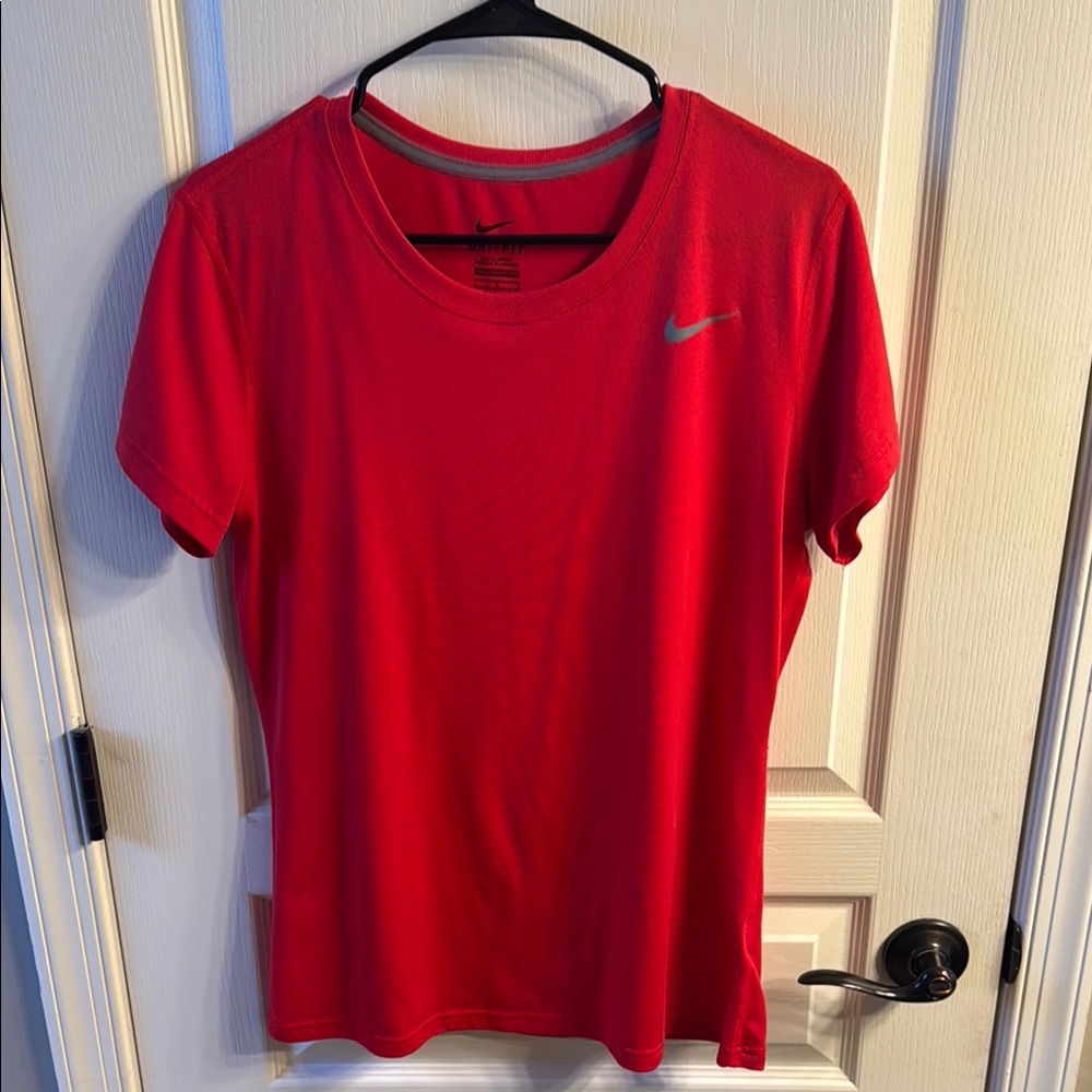 Nike Women's Red Dri-FIT T-Shirt